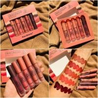 ราคา Kiss Beauty Long lasting ล ❤️ Liquid lipgloss ลิปคิสบิวตี้แท่งกลอสเนื้อแมท สีโทนอิฐๆ (2320087570)