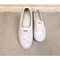ราคา Lacosteหนังสีขาวsize37 (6772215494)