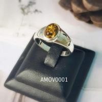 ราคา แหวนอัมพันแท้โปแลนด์ AMOV0001 (9818414156)
