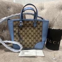 ราคา New Gucci Bree GG Mini Canvas Tote Bag (18671360539)