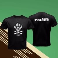 ราคา เสื้อยืดครอปเสื้อยืด ผ้าฝ้าย พิมพ์ลาย K-9 Brazil Special Forces Unit Police Dog Canine สําหรับผู้ชายS-5XL (19963188735)