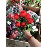 ราคา ช่อดอกไม้ปลอม/ดอกไม้พลาสติก1ช่อมีประมาณ6-7ดอก (8251902767)