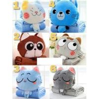 ราคา หมอนผ้าห่มแมวจี้ซุกมือได้ ตุ๊กตาหมอนผ้าห่ม น้องแมวจี้ เนื้อผ้าดี เกรดพรีเมี่ยม (2127489967)