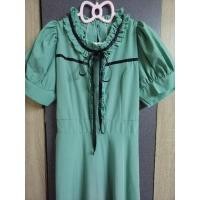 ราคา เดรสสีเขียวพาสเทลแขนตุ๊กตา​ (23931189164)