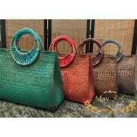 ราคา กระเป๋าสานกระจูด หูหวาย สไตล์คลาสสิค ใบใหญ่ (12447891899)