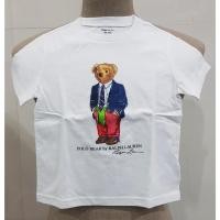 ราคา Polo Ralph Lauren - Preppy Bear Cotton T-Shirt, White (Boy 24M) (2634116919)