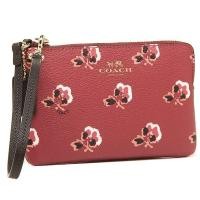 ราคา กระเป๋าคล้องมือ Coach ไซส์ S ลายดอกไม้สีแดง (683126596)