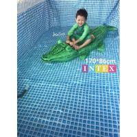 ราคา [ส่งฟรี สินค้าพร้อมจัดส่ง] แพจระเข้ INTEXแท้100% สินค้าLot.ใหม่ (สีเขียวเข้ม)​ (17139618327)