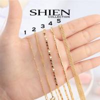 ราคา พร้อมส่ง!! สร้อยคอทอง24K สร้อยคออิตาลี สร้อยคอเกาหลี สร้อยสีทอง สร้อยคอ XUPING ลายเยอะ ใส่อาบนำ้ได้ ไม่ลอก ไม่ดำ (15881056334)