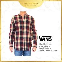 ราคา เสื้อเชิ้ต Vans แขนยาว มือ2 ของแท้ 100% #เสื้อผู้ชาย #มือสอง #shirt #แวนส์ #ลายสก๊อต (13108111412)