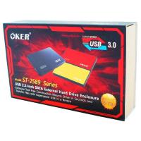 ราคา OKer USB 3.0 External HDD Box SATA กล่องใส่ฮาร์ดดิส รุ่นST-2589 (6982493125)