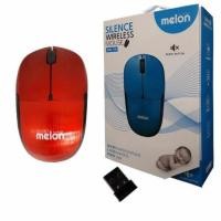 ราคา MELON Silence Wireless Mouse รุ่น MM-176 - (สีแดง) (526486694)