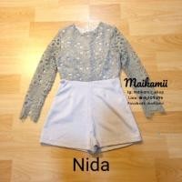 ราคา จั้มสูทสีเทา งานป้ายnida✳️m (used) (1869246139)