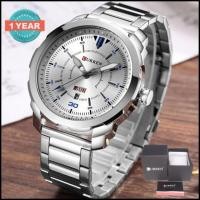 ราคา Curren นาฬิกาข้อมือผู้ชาย สายสแตนเลส Black/Blue รุ่น C8266 (2064206683)