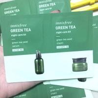 ราคา Innisfree green tea night kit 2 item (1654090064)