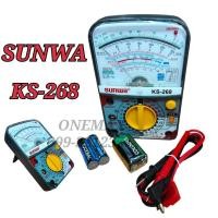 ราคา มัลติมิเตอร์เข็ม SUNWA KS-268 มัลติมิเตอร์แบบอนาล็อก มิเตอร์วัดไฟแบบเข็ม Sunwa (4591722194)