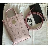 ราคา แบรนด์แท้!! Used MCM Essential Crossbody Bag in Visetos สีชมพูตะมุตะมิ (4178889909)