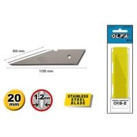 ราคา OLFA ใบมีดคัตเตอร์ CKB-2 ใบมีดผลิตจากสแตนเลส ใช้กับมีดคัตเตอร์รุ่น CK-2 มีดคราฟ (4439668743)