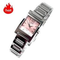 นาฬิกาข้อมือ Casio รุ่น LTP-1283D-4ADF กระจกตัดไม่ซ้ำใคร สำหรับผู้หญิง ของใหม่ ของแท้