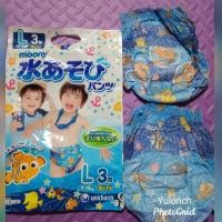 ราคา MOONY แพมเพิสว่ายน้ำเด็ก ไซส์ L มี 2 ชิ้น (17654892449)