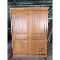 ราคา ตู้เสื้อผ้าไม้สัก บานสไลด์ ขนาด 150x200 ส่งฟรี (4754798136)