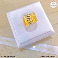 ราคา แหวนทอง งานไมครอน24k (22284959081)