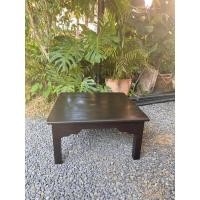 ราคา โต๊ะญี่ปุ่นไม้สัก สีโอ๊ค ขนาด70*70สูง35cm. โต๊ะเหลี่ยม (22087839826)