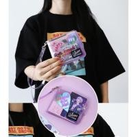 ราคา ♕♚bentoy·milkjoyกระเป๋าสตางค์แบบพับสีใสสีเลเซอร์แถมใส่ห้อยคอNO.Girl Rainbow2 (11406484040)