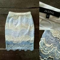 ราคา กระโปรงลูกไม้แบรนด์ jaspal แท้ size s (4603268397)