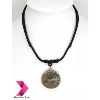 ราคา BBP219 - สร้อยคอเชือกร่มปรับระดับได้ถึง 27 นิ้ว 1 ห่วง สีดำ มาพร้อมองค์หลวงพ่อโต สร้อยคอห้อยพระ สร้อยคอผู้ชาย (16325316107)