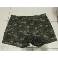 ราคา กางเกงขาสั้นลายทหารเอวต่ำมือสอง/สาวอวบ (807554253)