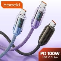 ราคา Toocki สายชาร์จ Type C เป็น Type C 100W 6A ชาร์จเร็ว สําหรับ Samsung Xiaomi USBC C-L A-L PD 20W (23968215189)