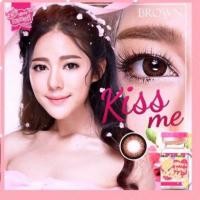 ราคา คอนแทคเลนส์ Kiss Me สีน้ำตาล brown ยี่ห้อ Kittykawaii ขนาดตาโต 14.5 (6440238967)