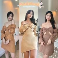 ราคา SOMI LINEN เดรสเกาะอกต่อแขนเว้าช่วงเอวสวยๆแซ่บๆ ผ้าฝ้ายใส่สบาย (18713642133)