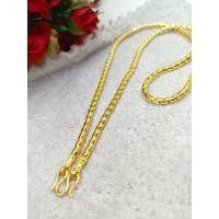 ราคา DIDGO2 k702 สร้อยคอผ่าหวาย ชุบทอง ทองปลอม ทองชุบ ทองไมครอน ทองโคลนนิ่ง เศษทอง 24K (16693874016)