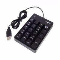 ราคา ☃OKER KP-051 คีย์บอร์ด แป้นตัวเลข Numberic Mini Keypad สีดำ แท้100% (4189756803)