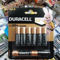 ราคา ถ่าน Duracell Alkaline Size AA 1.5V แพค 8ก้อน รุ่น LR6 ของใหม่ ของแท้บริษัท (10917348747)