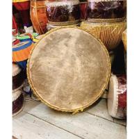 ราคา กลองรำมะนา หนังแกะแท้กว้าง 13-14 นิ้ว (21468815387)