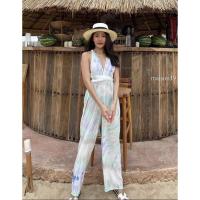 ราคา มือ1 ส่งฟรี infinity jumpsuit ชุดไปทะเล จั๊มสูท จั๊มสูทไปทะเล (7346867098)