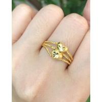 ราคา แหวนทองหุ้ม ลายหัวใจ 2 ชั้น หนักสองสลึง RG10 (10748177645)