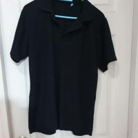 ราคา เสื้อยืดโปโลสีดำสภาพดี (19417633026)