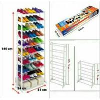 ราคา ชั้นวางรองเท้า10ชั้น 30คู่ (222276978)