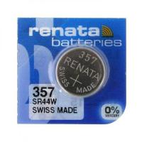 ราคา ถ่านกระดุม Renata SR44W, 357, SR41W, SR41, 392, SR1130SW, 390 1.55V จำนวน1ก้อน ของใหม่ของแท้ Made in Switzerland (6761967880)
