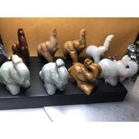 ราคา ช้างแกะสลักหยกพม่าหยกสีน้ำผึ้งหยกแท้ (10332033901)