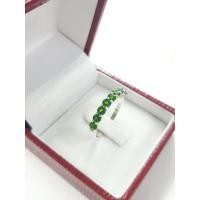 ราคา แหวนพลอยกรีนโครมแท้9เม็ด (6857724999)