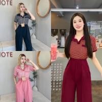 ราคา NewNew Shopชุดเซ็ทชิโนริ(เสื้อแขนสั้น+กางเกงขายาว)เนื้อผ้ามูลเวฟ (22969062408)