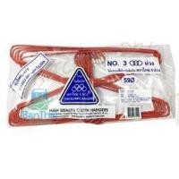 ราคา ไม้แขวนเสื้อ ไม้แขวน ไม้แขวนผ้า ลวดหุ้มพลาสติกอย่างดี bt99 (7316162633)