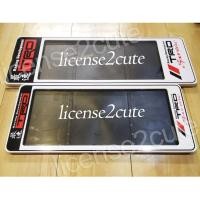 ราคา กรอบป้ายทะเบียน กันน้ำ toyota ลายสปอร์ต TRD สั้น ยาว รุ่น f1 (1826841846)