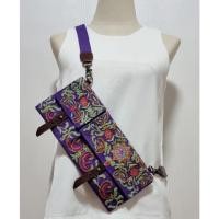 ราคา กระเป๋าสะพายผ้า ปักลายดอกไม้ (18024686979)