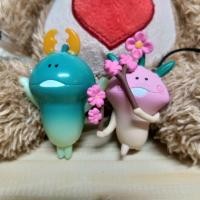 ราคา เห็ดนาเมโกะ Nameko พวงกุญแจ ตัวเขียวกดมีไฟ (2012362341)